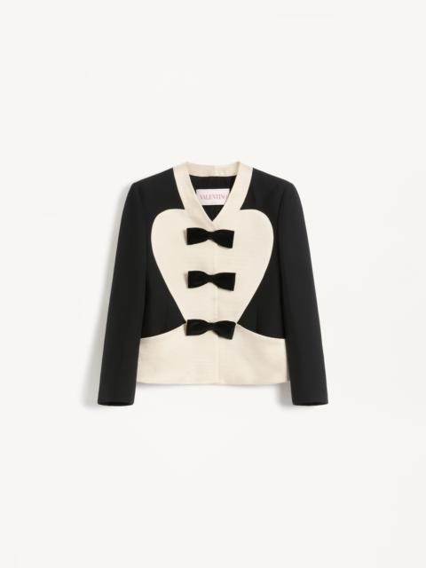 Valentino CREPE COUTURE JACKET WITH BOWS