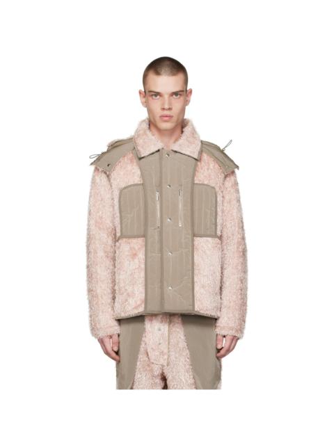 Craig Green Pink Fluffy Worker Reversible Jacket