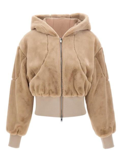 MOOSE KNUCKLES hooded faux-fur jacket