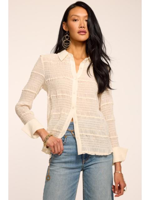 RAMY BROOK Estelle Embellished Button Down Top