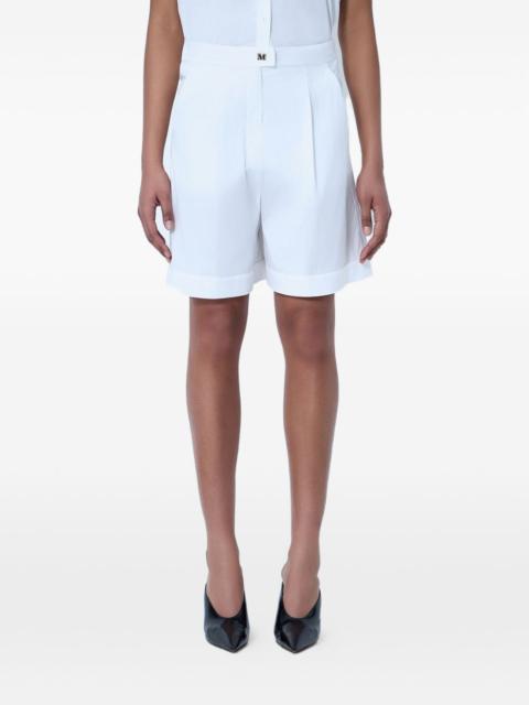 Max Mara pleated tailored shorts