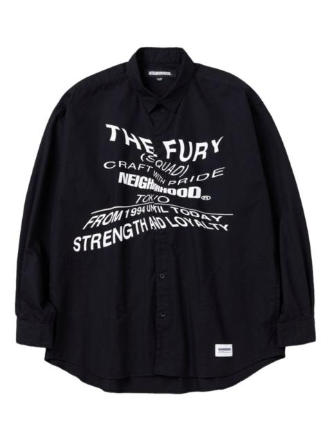 NEIGHBORHOOD graphic-print cotton shirt