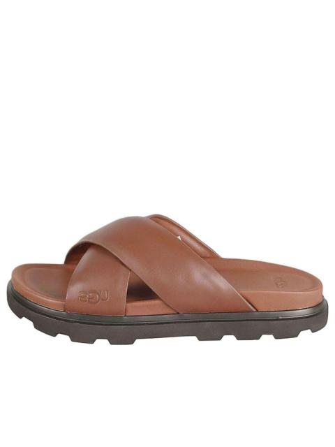 UGG UGG Capitola Cross Slide Sandal 'Cognac' 1153076-COG