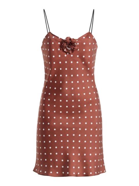RODARTE Exclusive Polka Dot Silk Mini Dress