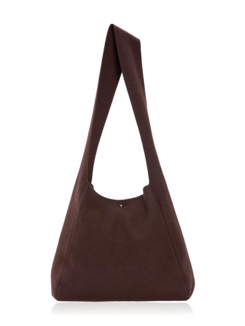 AYA MUSE Vale Wool Crossbody Bag brown