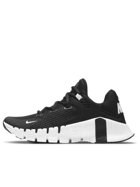 (WMNS) Nike Free Metcon 4 'Black White' CZ0596-010