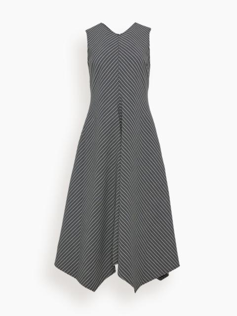 Layla Dress in Black/White Check