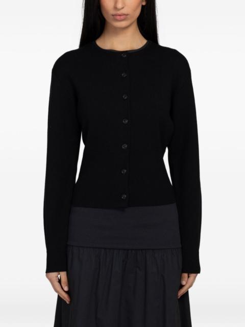 SAMSØE SAMSØE Saanne ribbed-trim cardigan