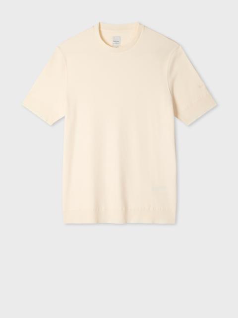 Paul Smith Ecru Cotton-Cashmere T-Shirt
