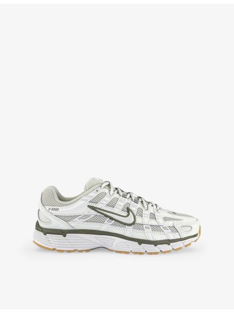 Nike P-6000 Leather and Mesh Trainers