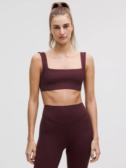 lululemon Wunder Under Bra *Light Support, A/B Cup *Tonal Stripe