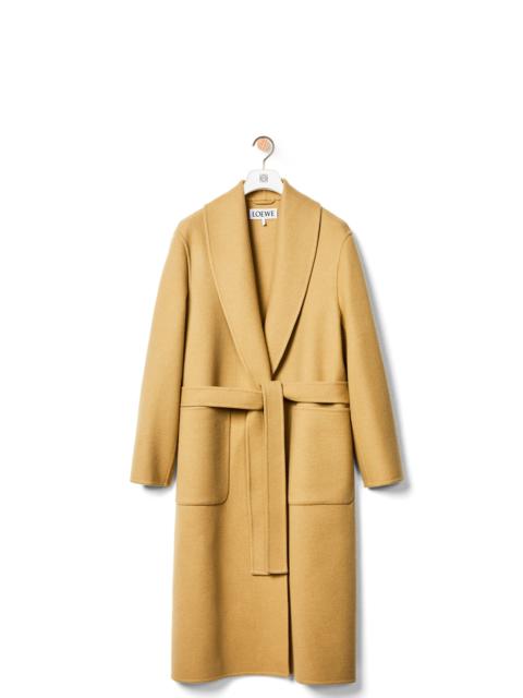 Loewe Belted coat in cashmere
