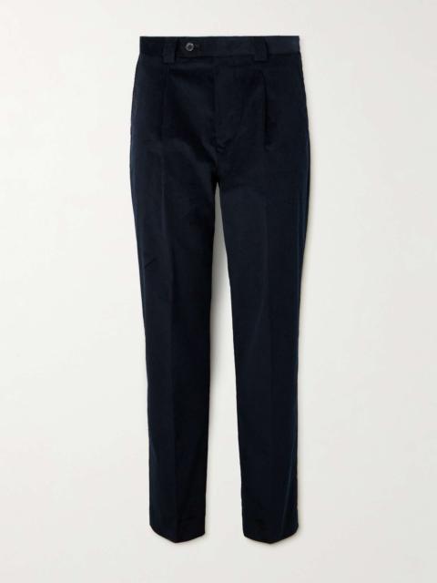Pienza Stretch Cotton and Wool-Blend Corduroy Suit Trousers