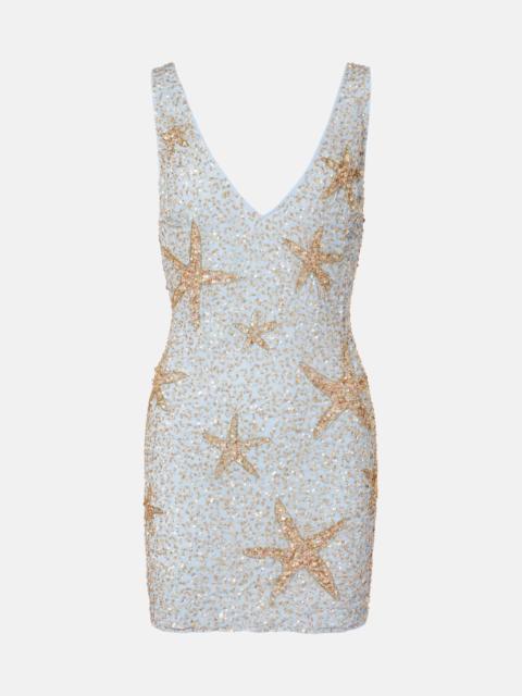 RIXO Christabel sequined minidress