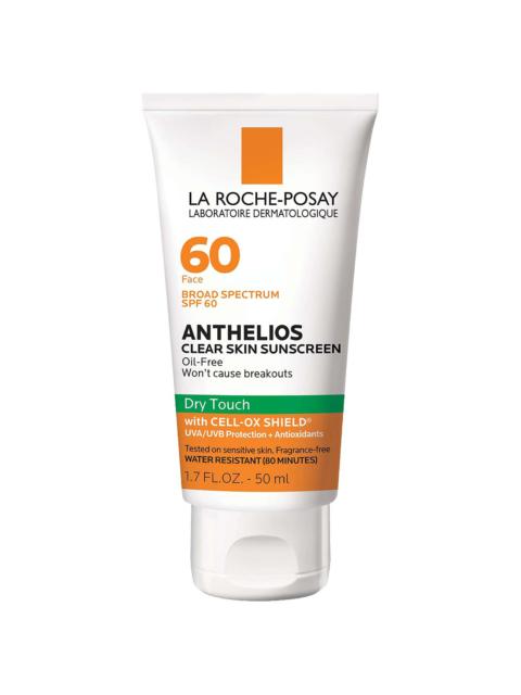 LA ROCHE-POSAY La Roche-Posay Anthelios 60 Clear Skin Dry Touch Sunscreen SPF 60 (Various Sizes)