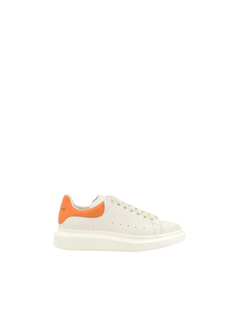 スニーカー Alexander Mcqueen White Leather Sneakers With Orange Leather Alexander McQueen White leather sneakers with orange leather