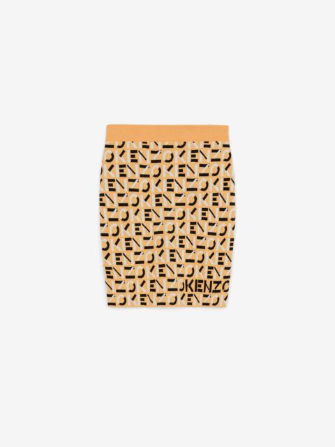 KENZO KENZO monogrammed mini skirt