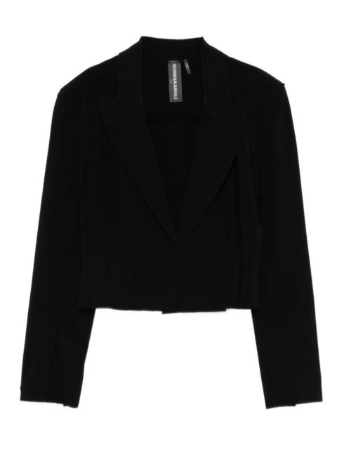 NORMA KAMALI v-neck cropped jacket
