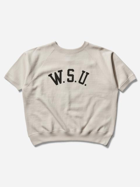 Champion Men's Made in Japan Short Sleeve Crewneck Sweatshirt Off White