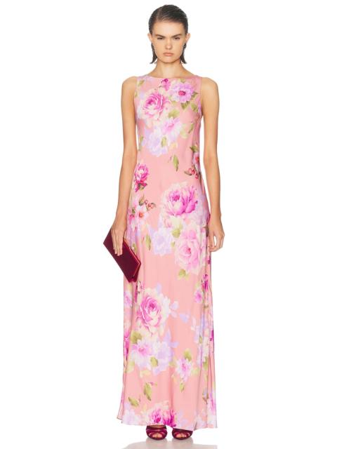 HEMANT & NANDITA Bias Maxi Dress