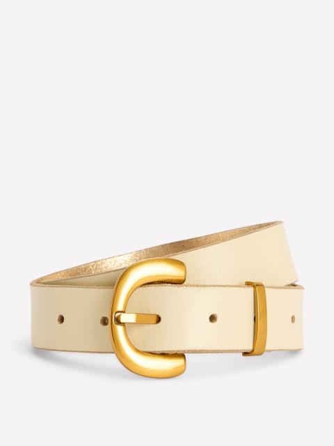 BODEN Chunky Buckle Belt-Ecru