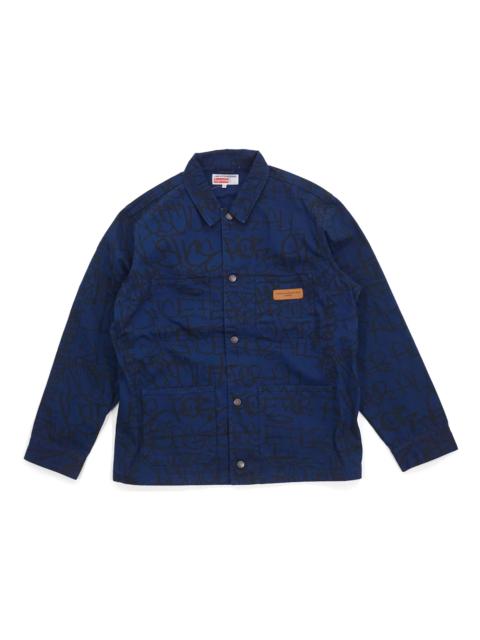 Supreme Supreme Comme des Garcons SHIRT Printed Canvas Chore Coat Navy