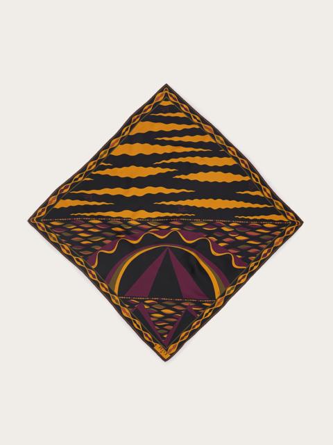 PUCCI MIXED PRINT SILK SCARF