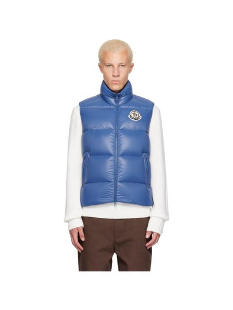 Moncler Blue Belice Down Vest