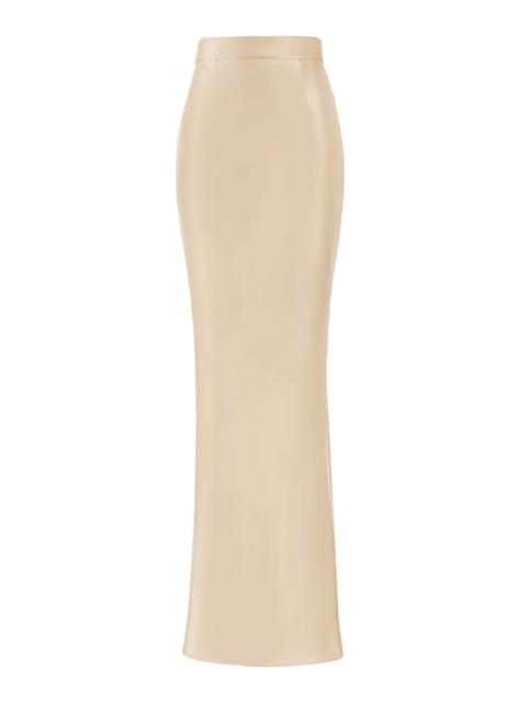 THE NEW ARRIVALS ILKYAZ OZEL Sirena Satin Maxi Skirt