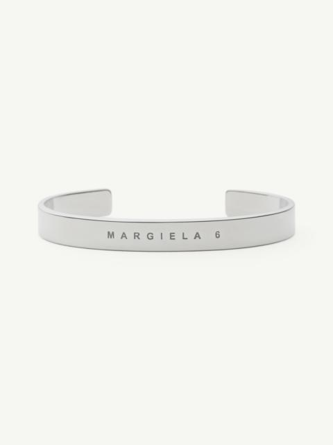 MM6 Maison Margiela Minimal logo thin bracelet