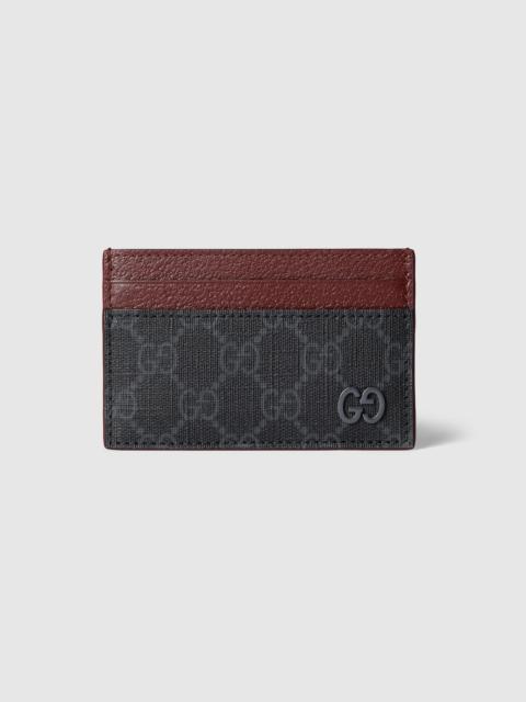 GUCCI GG card case with GG detail