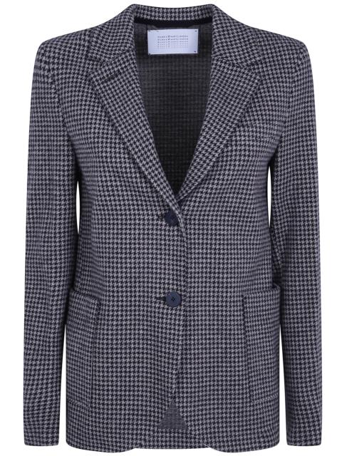 Harris Wharf London Jacket Stand Up Collar "Patterned Moleskin"