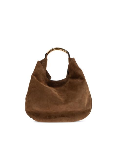 Moschino Handle Me metal-handle shoulder bag