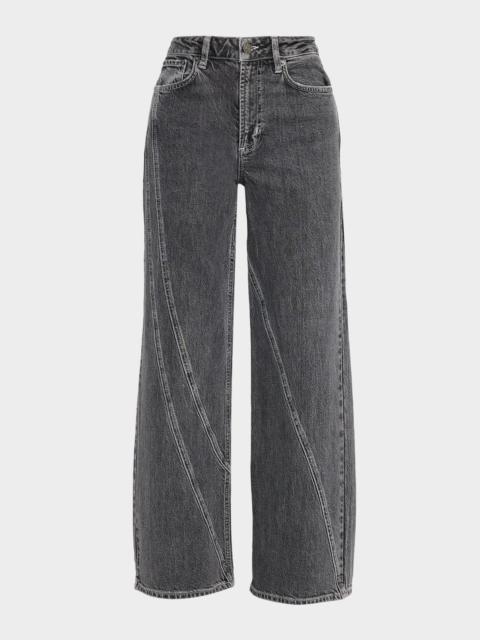 Rails Getty Wide-Leg Twist Seam Jeans