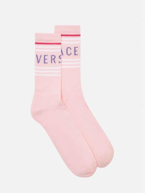 VERSACE Logo Socks