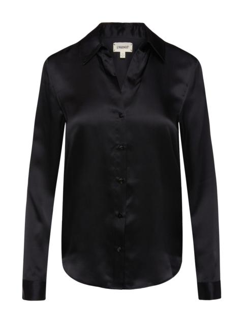 L'AGENCE Tyler Silk Blouse