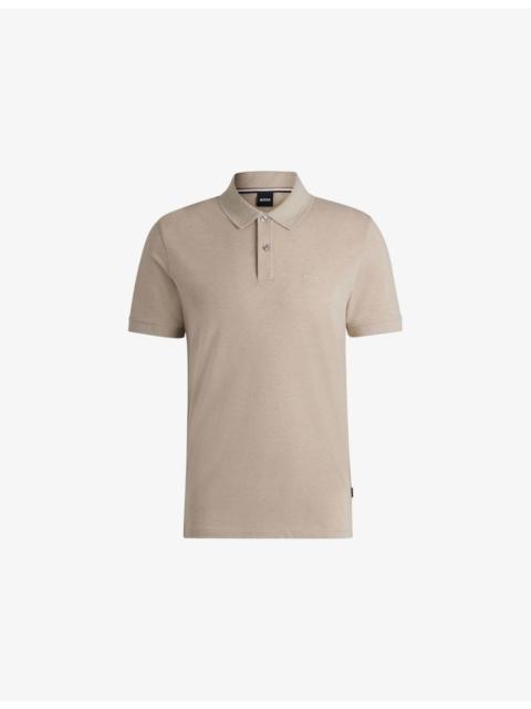 Logo-embroidered short-sleeve cotton polo shirt