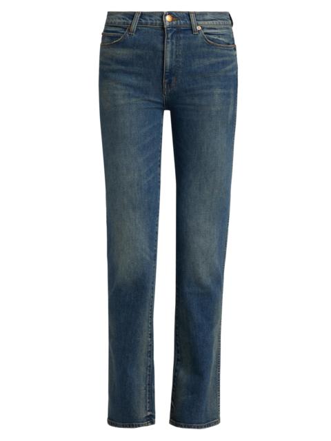 JAMIE HALLER Women's The Freddie Slim Straight-Leg Jeans - Wilde Indigo