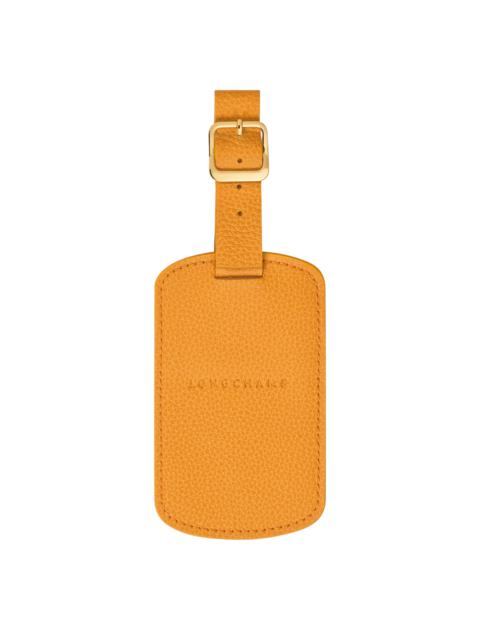 Le Foulonné Luggage tag Apricot - Leather
