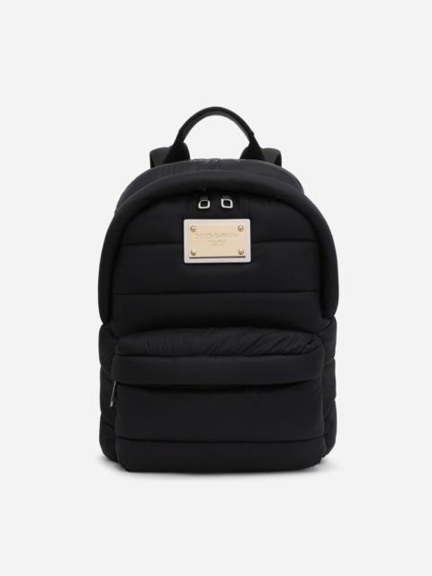 Dolce & Gabbana Padded nylon backpack