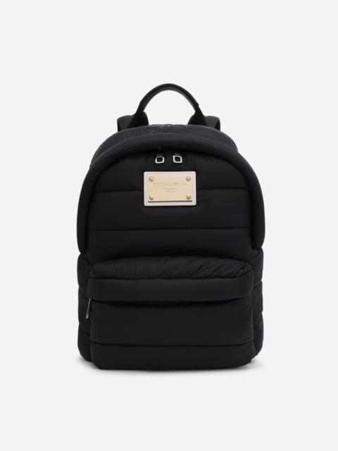 Dolce & Gabbana Padded nylon backpack