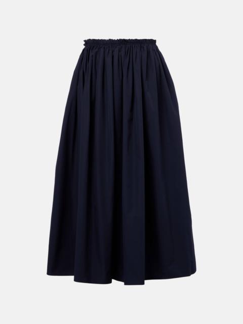GABRIELA HEARST Chiara cotton poplin midi skirt