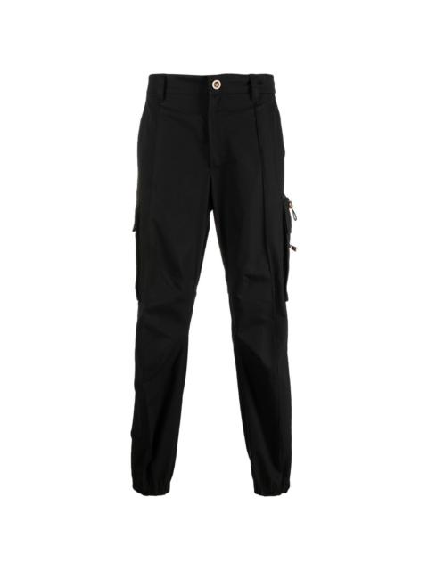 VERSACE VERSACE Black Nylon Cargo Pant | luosophy | REVERSIBLE
