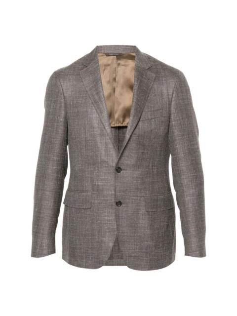 Kei single-breasted blazer