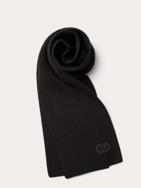 Valentino VLOGO SIGNATURE WOOL SCARF