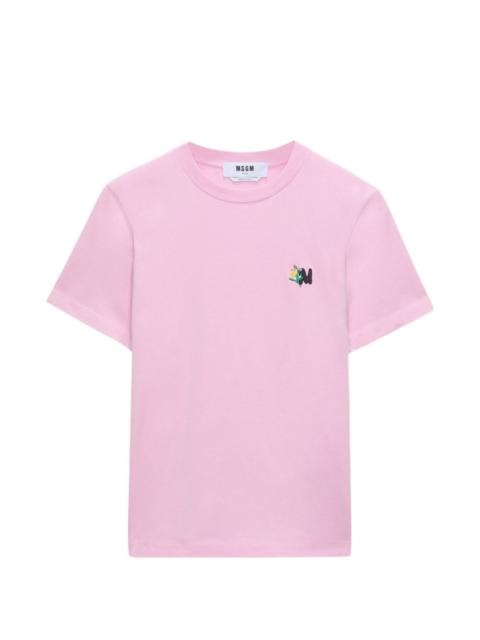 MSGM embroidery T-shirt
