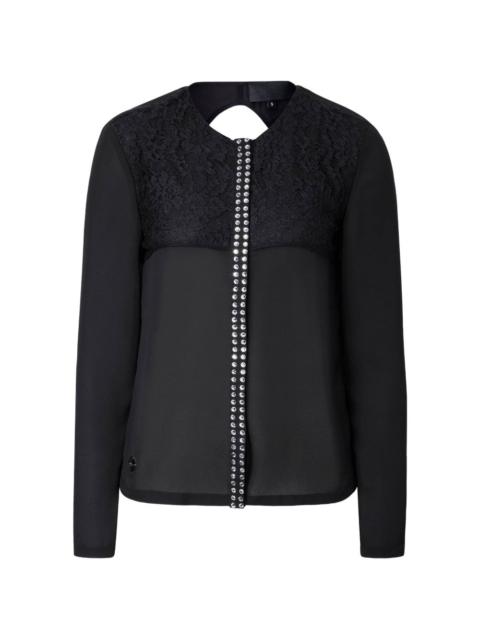 PHILIPP PLEIN lace embellished blouse