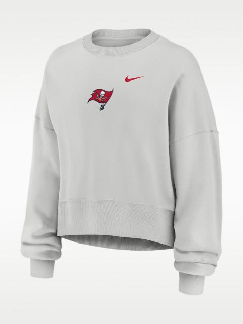 Nike Tampa Bay Buccaneers Primetime Phoenix Women's Nike NFL Oversized Pullover Crew