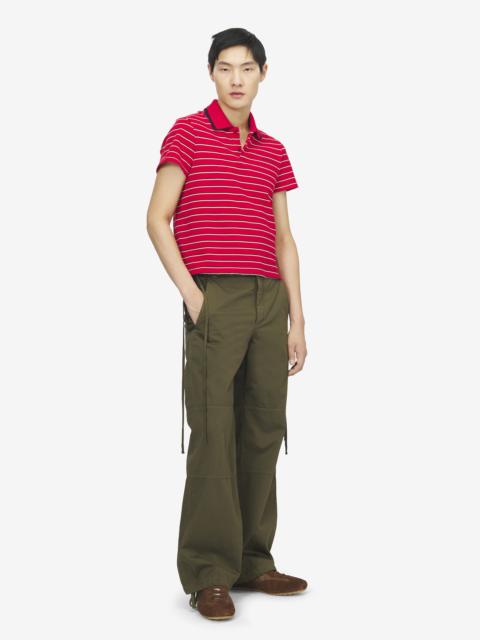 Alexander McQueen Striped Polo Shirt