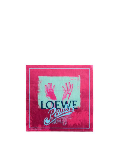Loewe Palm bandana in cotton and silk